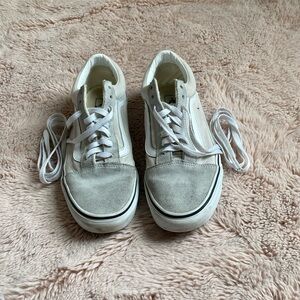 Light blue/ grey Vans